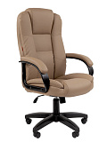 Chairman 600 LT Кресло руководителя офисное экокожа бежевая от интернет магазина Новый Стиль Киров