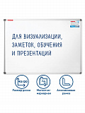 Магнитно-маркерная доска Brauberg арт.237555 (120х90) односторонняя от интернет магазина Новый Стиль Киров