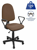 PRESTIGE (Престиж) C-24 Кресло компьютерное офисное ткань коричневая от интернет магазина Новый Стиль Киров
