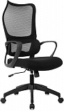 Бюрократ SIGMA 2 BLACK  Кресло руководителя офисное ткань/сетка черные от интернет магазина Новый Стиль Киров