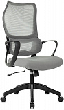 Бюрократ SIGMA 2 GREY  Кресло руководителя офисное ткань/сетка серые от интернет магазина Новый Стиль Киров