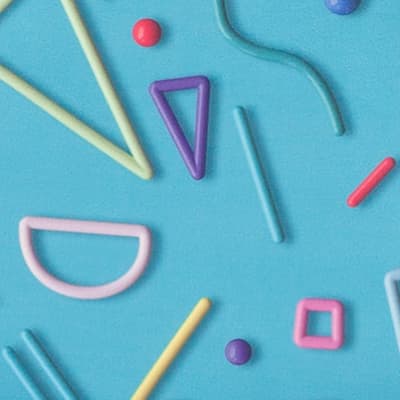 ткань Sticks 06, голубая