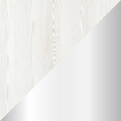 ЛДСП снежная патина + нержавеющая сталь