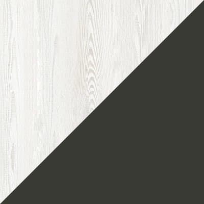 ЛДСП снежная патина + металл антрацит